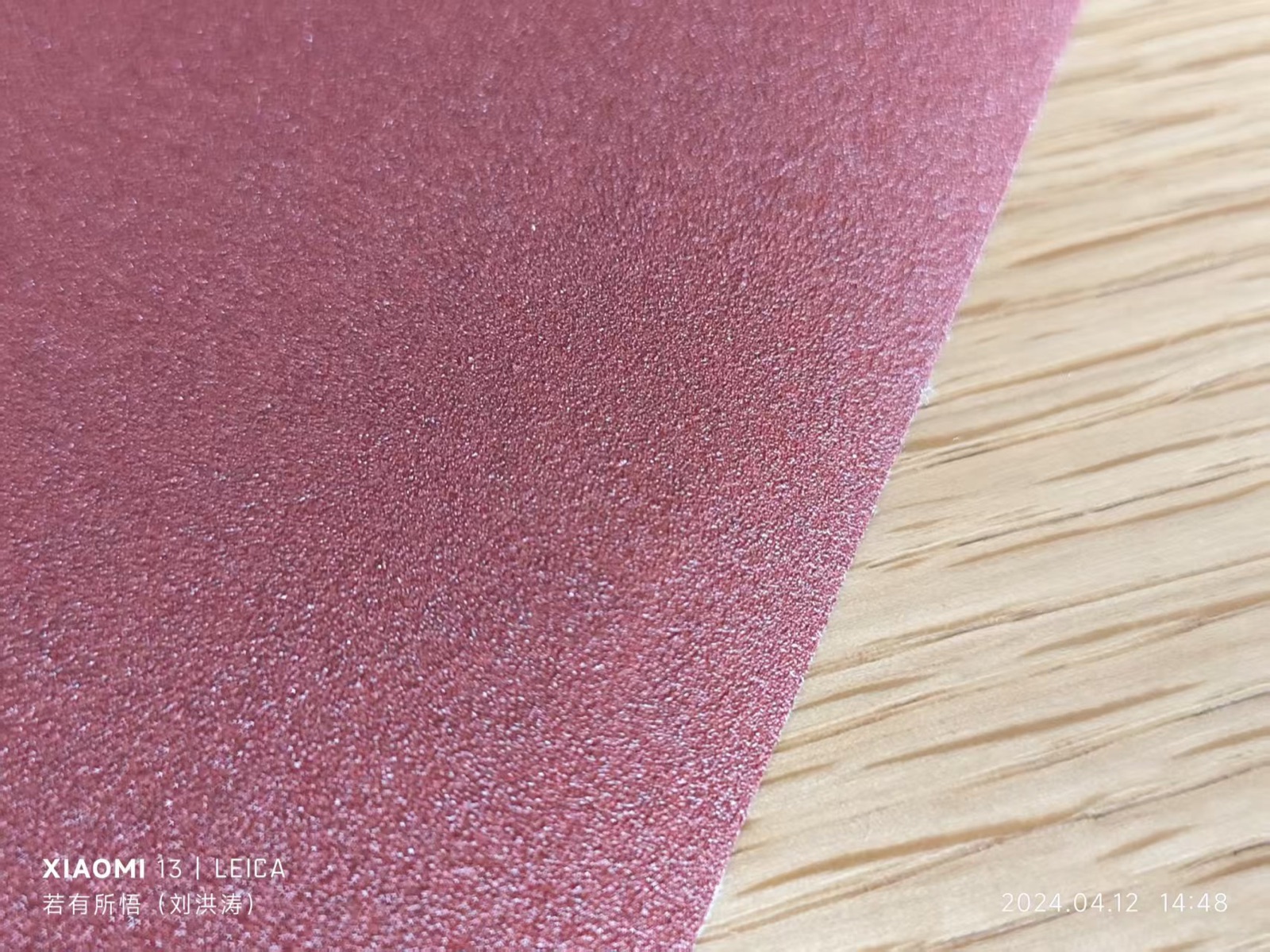 Garnet sandpaper